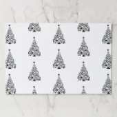 ホリデーツリー紙ランチョンマット ペーパーパッド (正面)