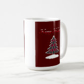 ホリデーツリー コーヒーマグカップ (正面右)