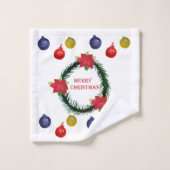 ホリデーツリー バスタオルセット (ウォッシュタオル)