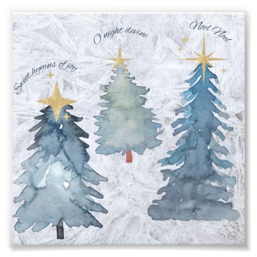 ホリデーツリー フォトプリント            (正面)