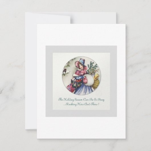 ホリデーティーのご招待... 招待状 (正面)