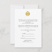 ホリデーティーパーティの招待状 招待状 (裏面)