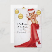 ホリデーティーパーティの招待状 招待状 (正面/裏面)