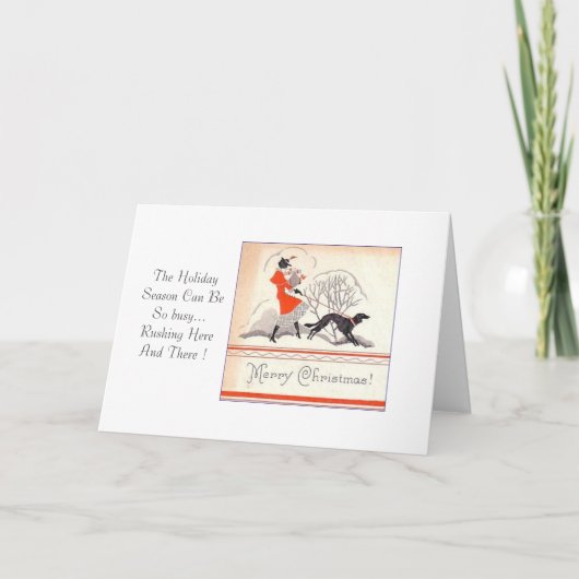 ホリデーティーパーティの招待状 招待状 (正面)