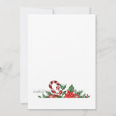 ホリデーティーパーティの招待状 招待状 (裏面)