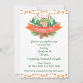 ホリデーティー招待状 招待状 (正面)