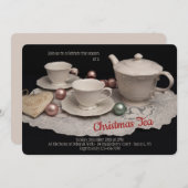 ホリデーティー 招待状 (正面/裏面)