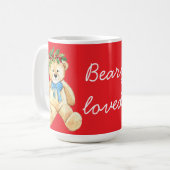 ホリデーテディベア Beary Loved! コーヒーマグカップ (正面左)