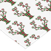 ホリデーテーブルランナープレイドディアー ショートテーブルランナー (コーナー)