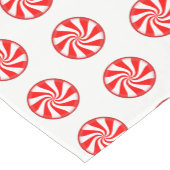 ホリデーテーブルランナー – ペパーミントキャンディーズ ショートテーブルランナー (コーナー)