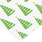 ホリデーテーブルランナー – リボンツリー ロングテーブルランナー (コーナー)