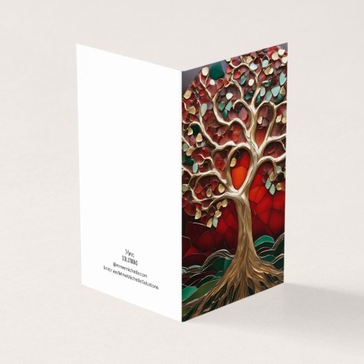 ホリデーテーマツリーヴィトレールモザイクブロークガラス (外部)