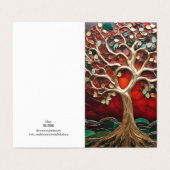 ホリデーテーマツリーヴィトレールモザイクブロークガラス (外部フラット)