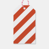 ホリデーディアパーソナライズされた ギフトタグ (裏面)