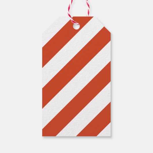 ホリデーディアパーソナライズされた ギフトタグ (裏面)