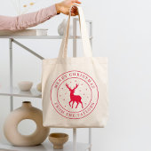 ホリデーディアーリユーストートクリスマス抱き枕 トートバッグ