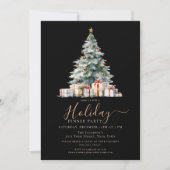 ホリデーディナエレガントーパーティー 招待状 (正面)