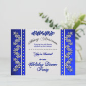 ホリデーディナーパーティの招待状 招待状 (スタンド正面)