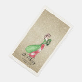 ホリデーディナー紙ゲストタオル (コーナー)