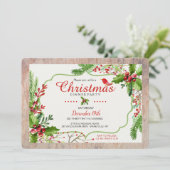 ホリデーデエレガントィナーパーティの招待状 招待状 (スタンド正面)