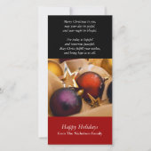 ホリデーデコレーションフォトカード シーズンカード (正面)