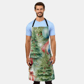 ホリデーデコール エプロン (着用した状態)