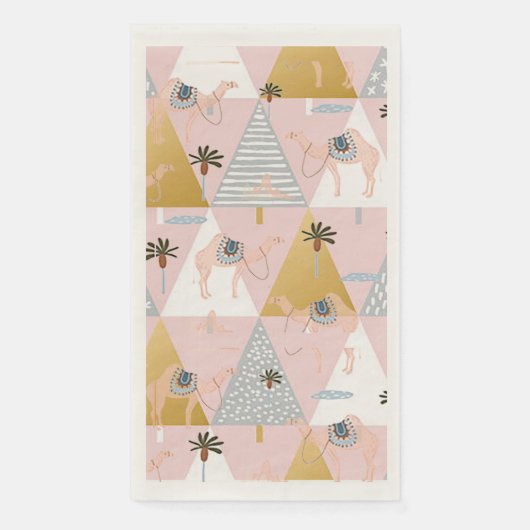 ホリデーデザート紙ゲストタオル (正面)