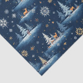 ホリデートイレツリーズディアー&スノーフレーク 薄葉紙 (詳細)