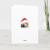 ホリデートインデア縁どコリーグリーティングカード カード (裏面)