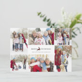 ホリデートナイダークリスマスコラージュ シーズンカード (スタンド正面)