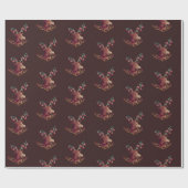 ホリデートナカイ ラッピングペーパー (フラット)