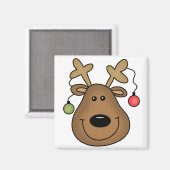 ホリデートナカイTシャツ&ギフト マグネット (正面/裏面)