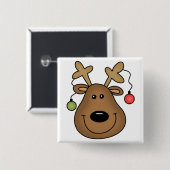 ホリデートナカイTシャツ&ギフト 缶バッジ (正面&裏面)