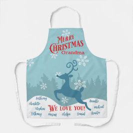 ホリデートナディアエプパーソナライズされたロン エプロン