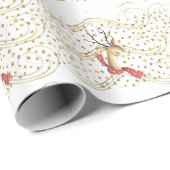 ホリデートナディアオン金ゴールドストーンズ ラッピングペーパー (ロールコーナー)