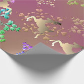 ホリデートナディアスノーフレーク ラッピングペーパー (角)