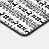 ホリデートナディアパターンウィンターテーマクリスマス デスクマット (コーナー)