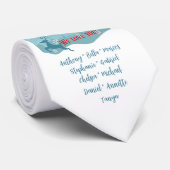 ホリデートナディアパーソナライズされたタイ ネクタイ (ロール)