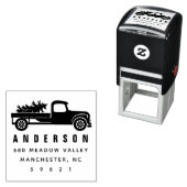 ホリデートラック差出人住所 セルフインキングスタンプ (インサイチュ)