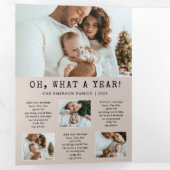 ホリデートリフォールドカード 三つ折り招待状 (内部最初)