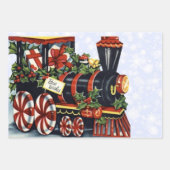 ホリデートレイン ラッピングペーパーシート (正面3)