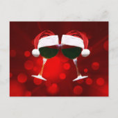 ホリデートーストおもしろいワイン ポストカード (正面)