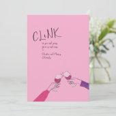 ホリデートーストカード – "クリンク"ワイングラス応援 (スタンド正面)