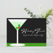 ホリデートーストパーティの招待状 招待状 (スタンド正面)