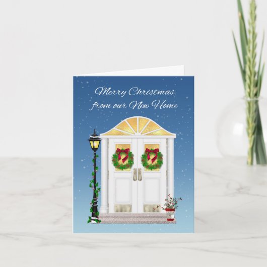 ホリデードア,新しいホーム,挨拶 シーズンカード (正面)