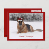 ホリデードイツシェパード シーズンポストカード (正面/裏面)