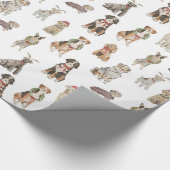 ホリデードッグズラッピング紙 ラッピングペーパー (角)