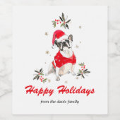 ホリデードッグ ワインラベル (シングルラベル)