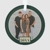 ホリデードライ素朴ドオレンジパインリース写真 オーナメント (裏面)