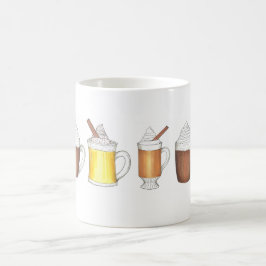 ホリデードリンクエッグノグバターラムホットココア コーヒーマグカップ